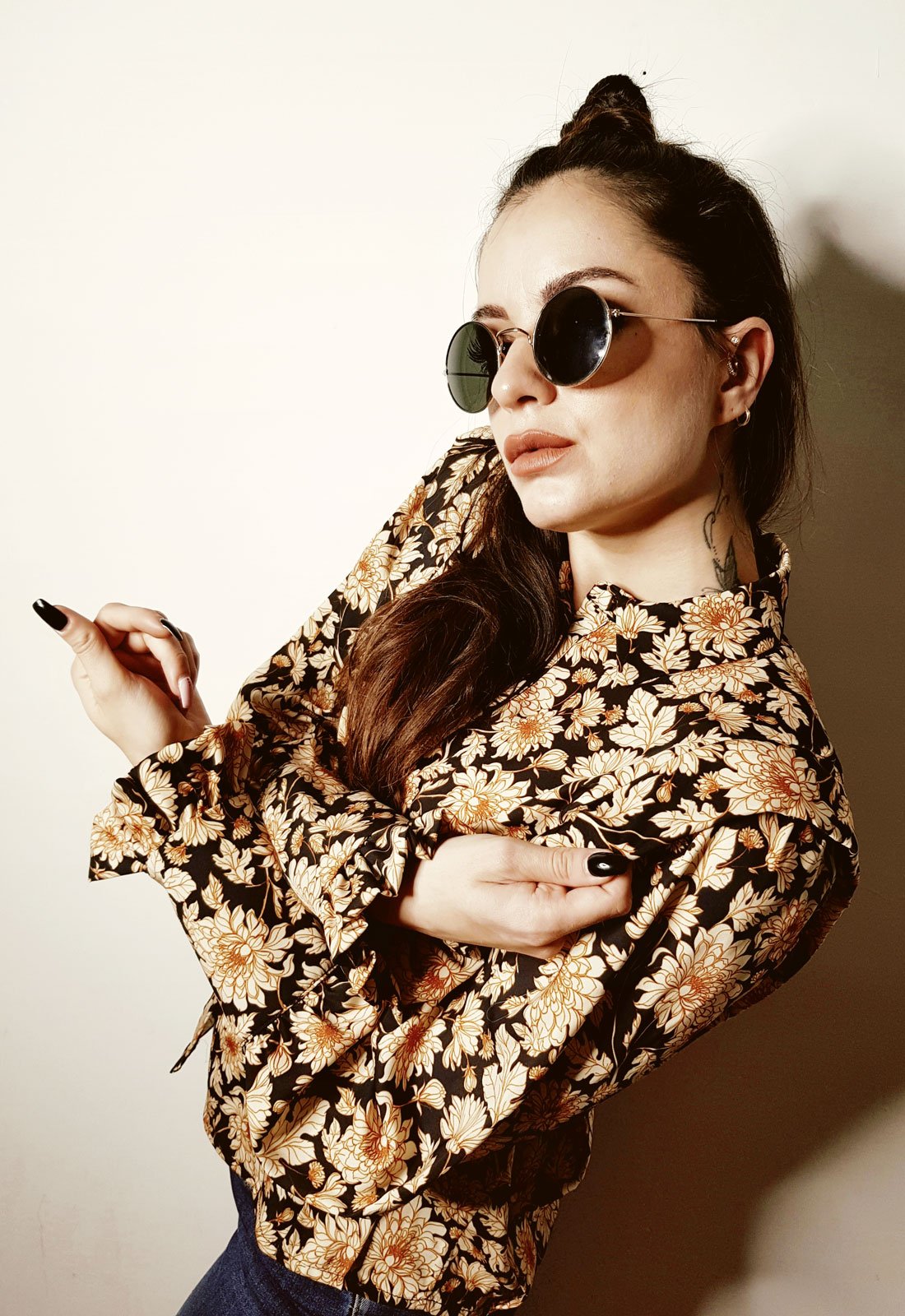 SAFONDA Camicia Donna Pattern floreale
