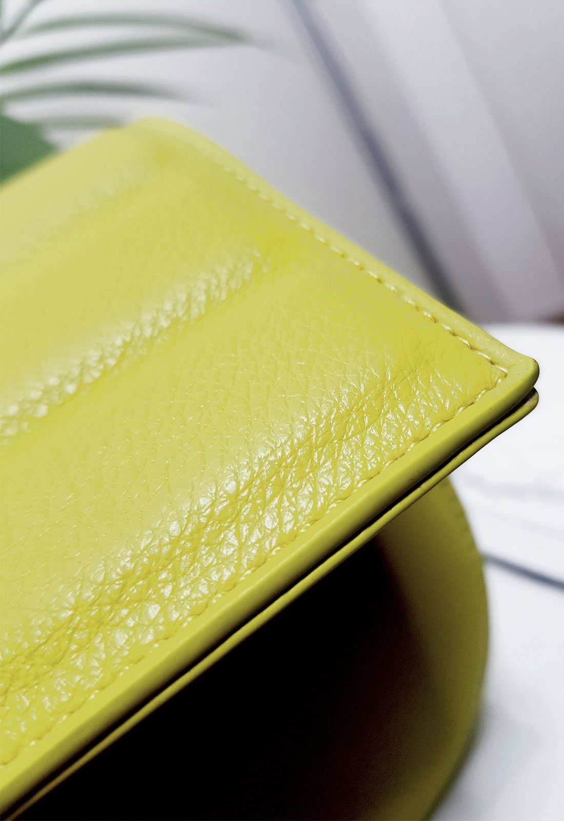 Flap bag stondata - Lime