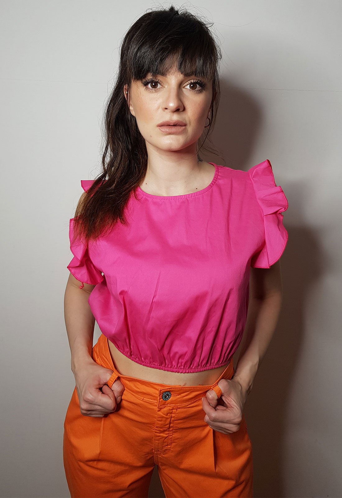 Top cotone - Fuxia Vitaminic Colour